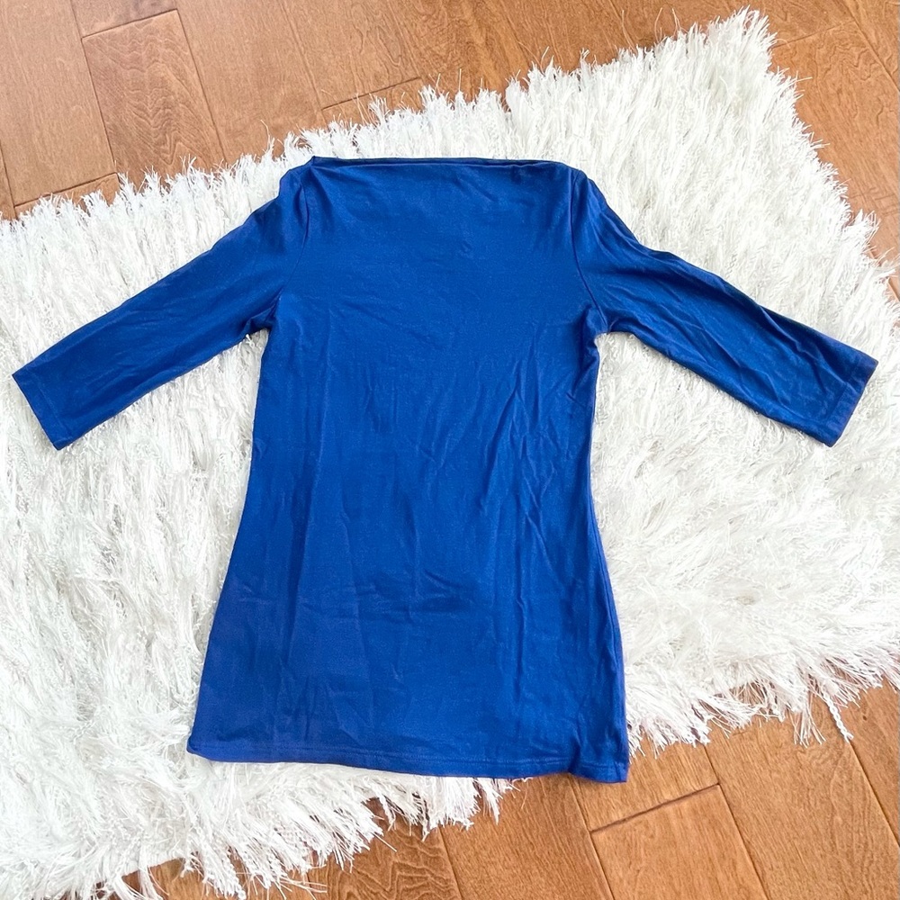 EUC Cynthia Rowley Blue Top Size Small